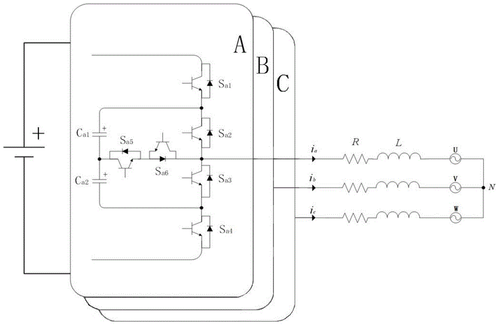 T型NNPC五电平变换器及其飞跨电容电压控制方法与流程