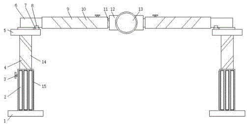 一种公路工程新建公路用限高限宽装置的制作方法