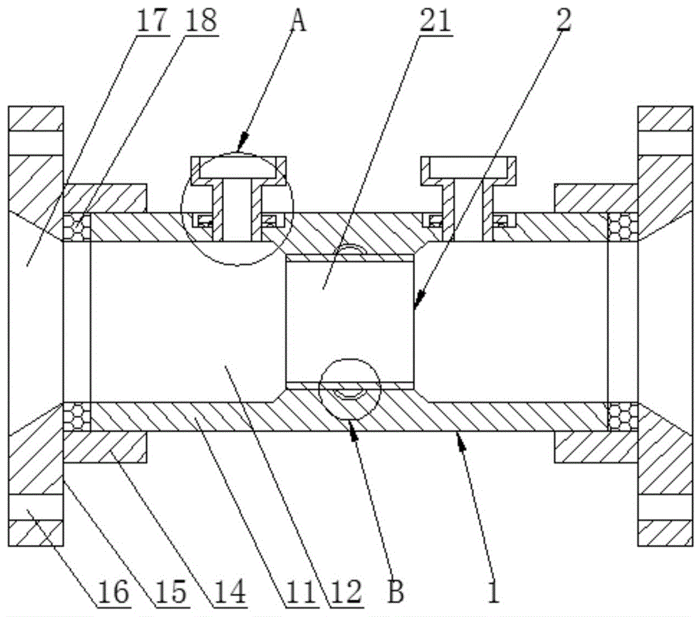 一种法兰式超声流量计外壳体的制作方法