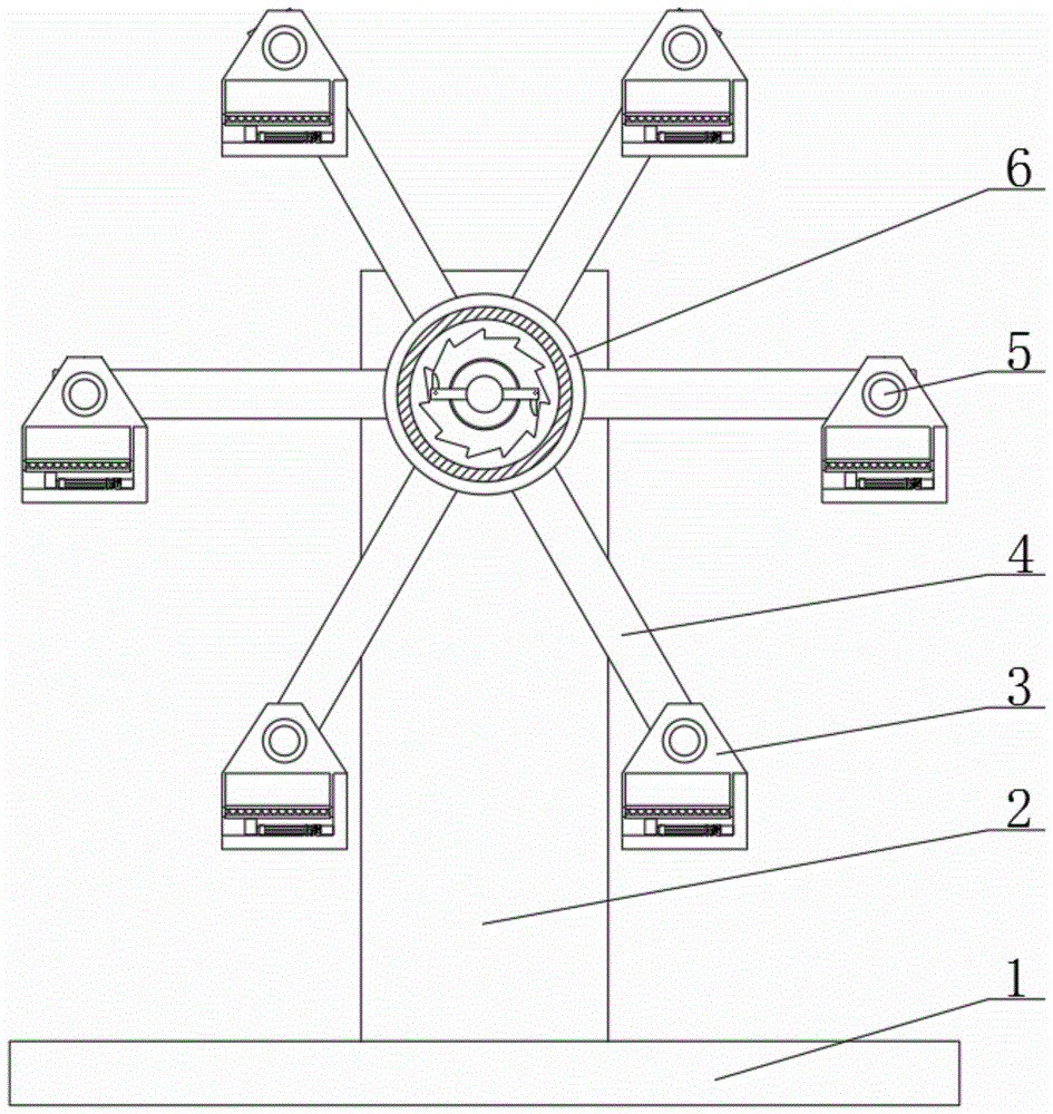 一种机械加工用物料架的制作方法