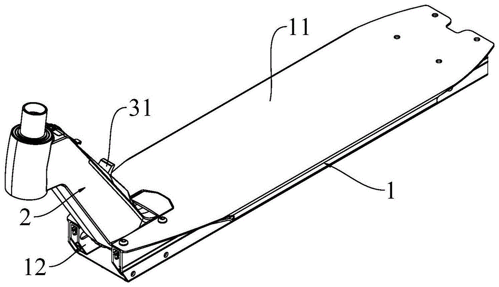 滑板车的折叠机构及滑板车的制作方法