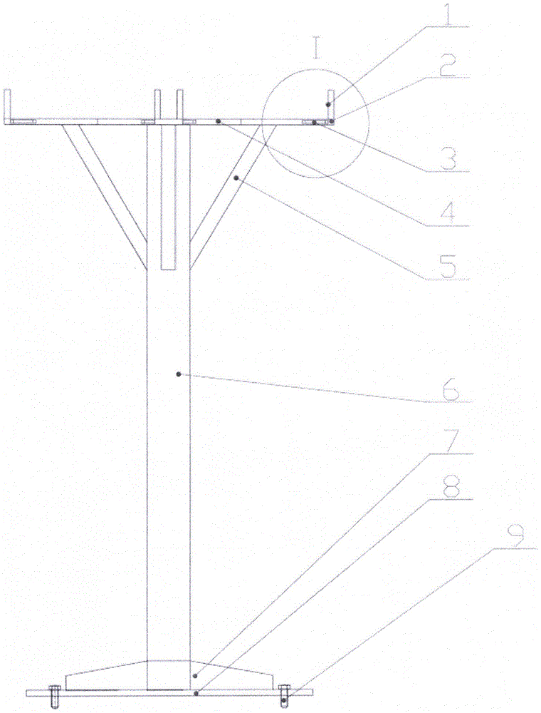 一种新型整体套装吊具放置架的制作方法