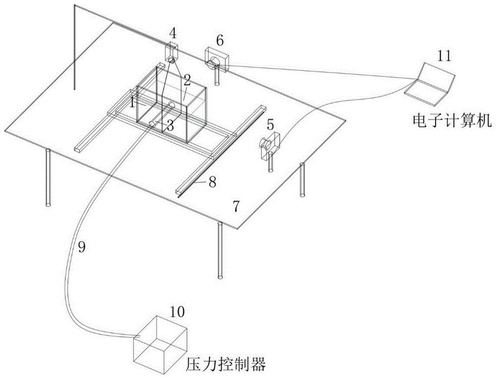 用于模拟隧道开挖透明土模型试验的光学平台的制作方法