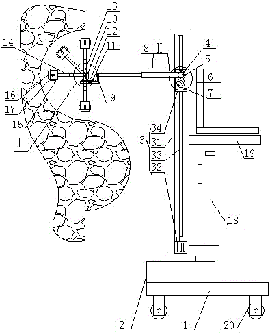 一种喷印式壁画绘制装置的制作方法