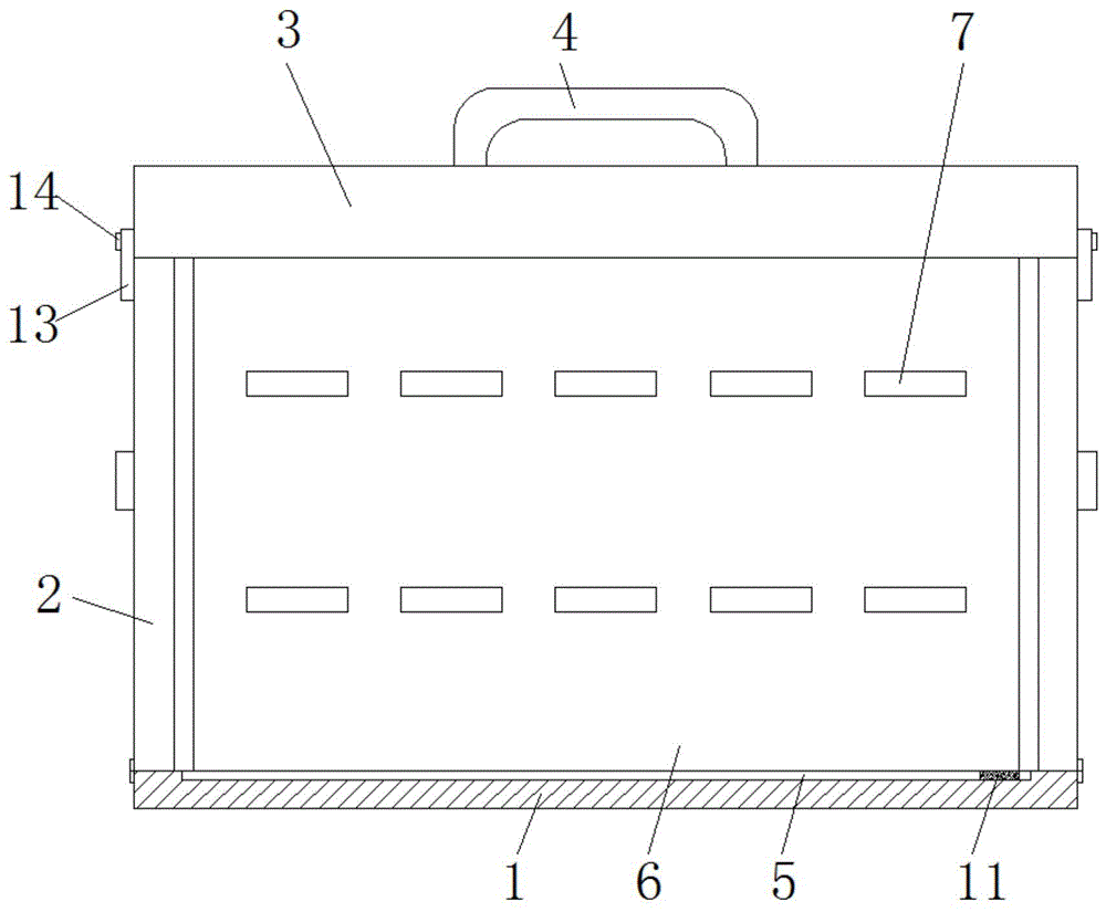 一种音响组装工具用存放装置的制作方法