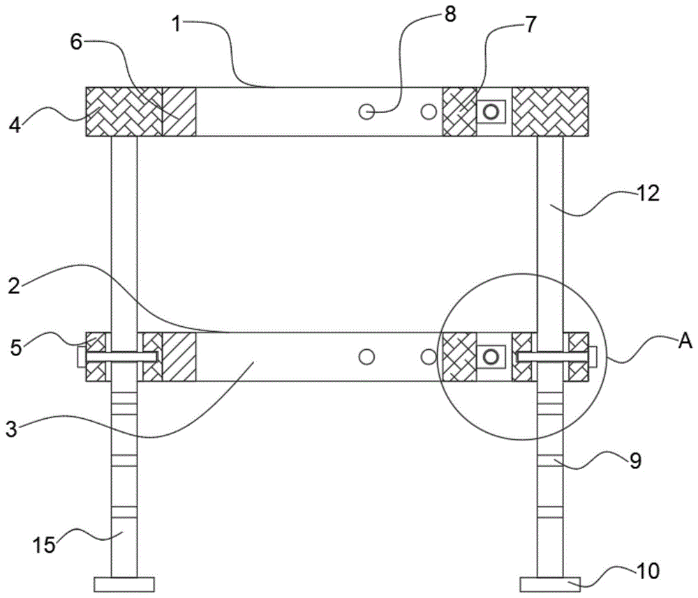 一种钢筋堆放架的制作方法