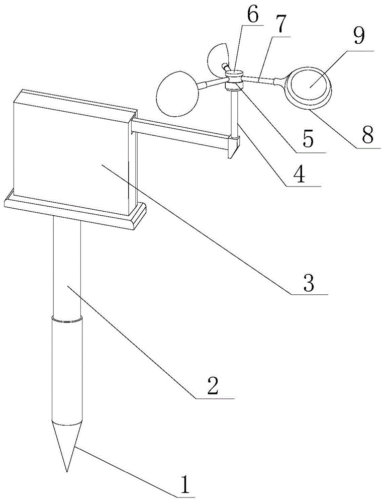 一种三叶木通驱鸟装置的制作方法