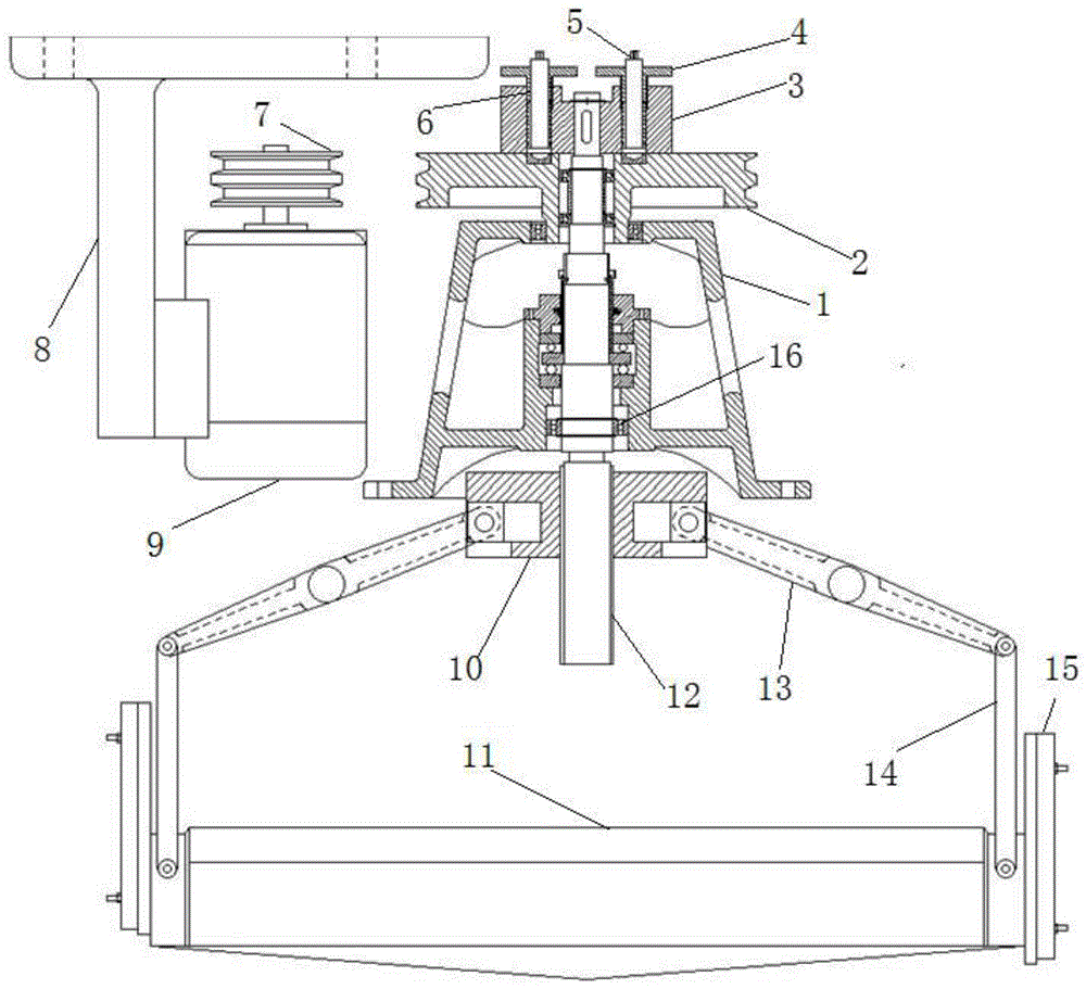 机械仿液压切纸机跟踪保压式压纸装置的制作方法