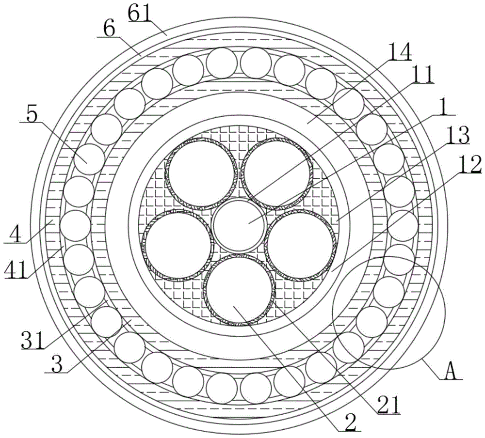 一种内编织外押胶皮电线的制作方法