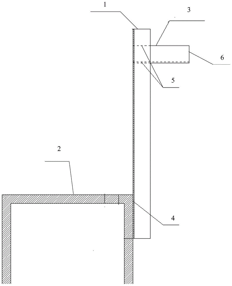 幕墙放样工具的制作方法