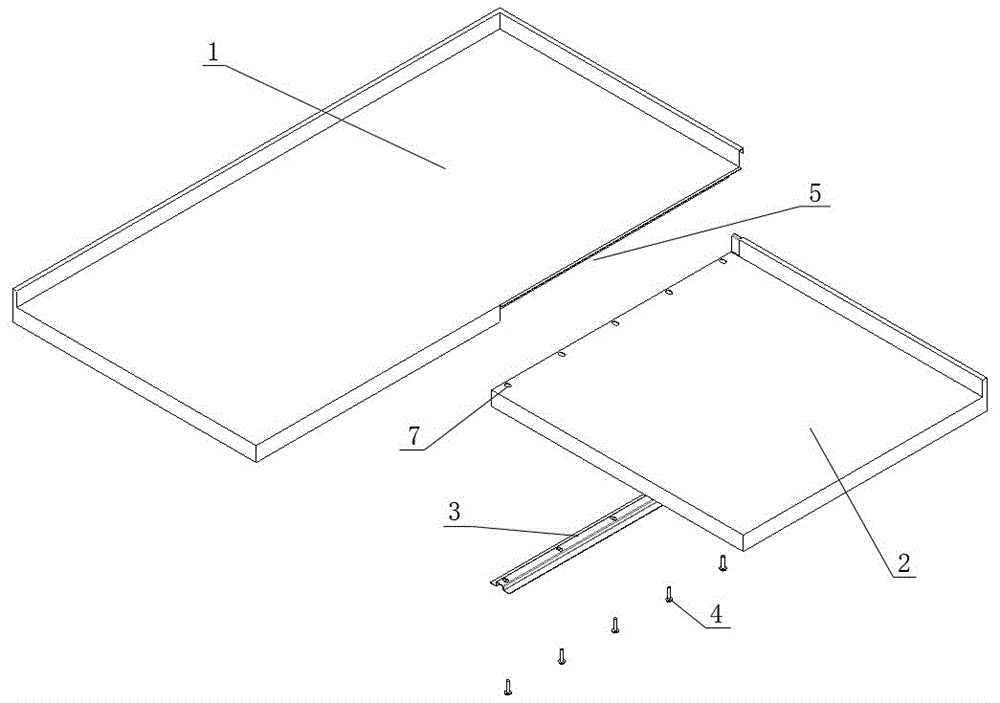 不锈钢橱柜面板拐角连接结构的制作方法