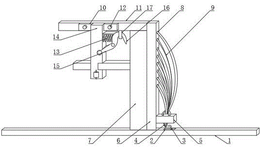 柔性门传动轴挠性连拉机构的制作方法