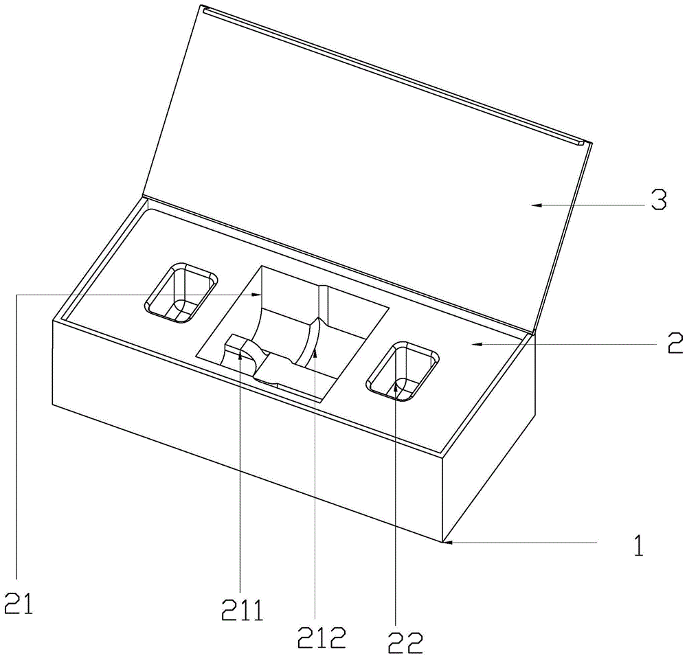 一种液压碟刹泵包装盒的制作方法