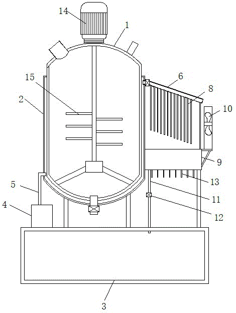 一种新型4 ,4’-二氨基二苯醚结晶釜的制作方法