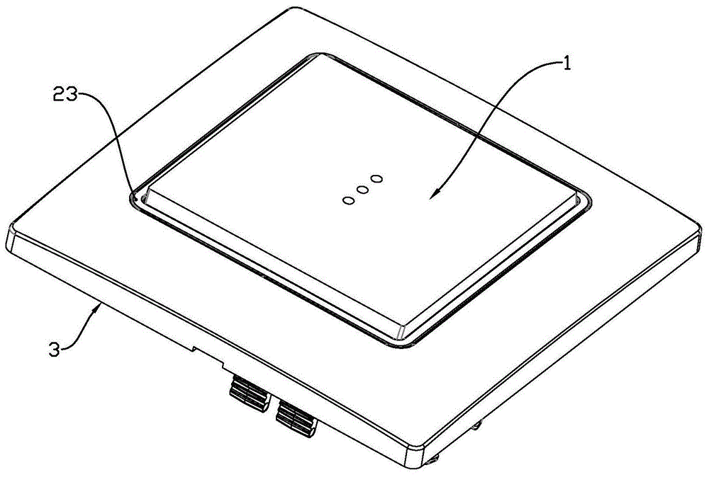 墙壁开关模块及墙壁开关的制作方法