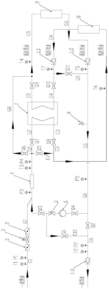 混水换热供热系统的制作方法