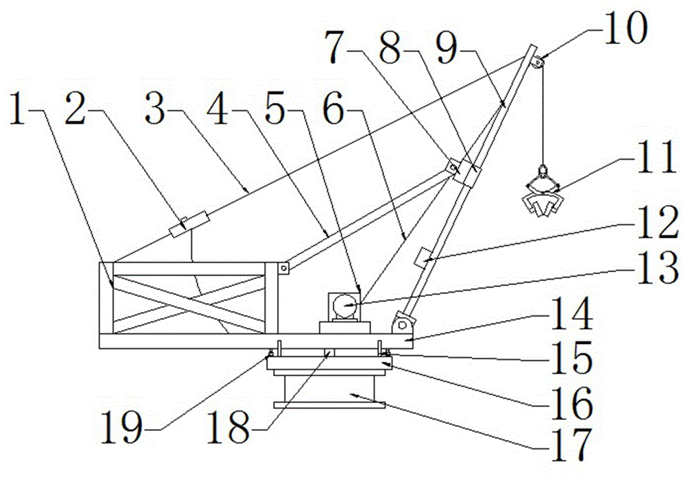 一种隔墙条板旋转吊装机的制作方法