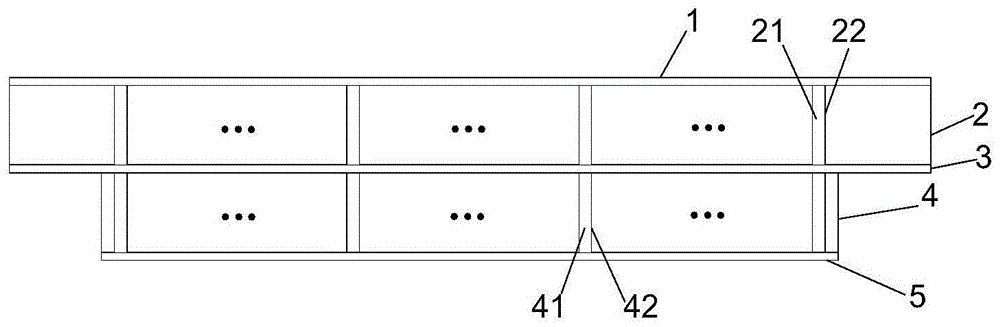 一种双层堆叠式差分双通带微波带通滤波器的制作方法
