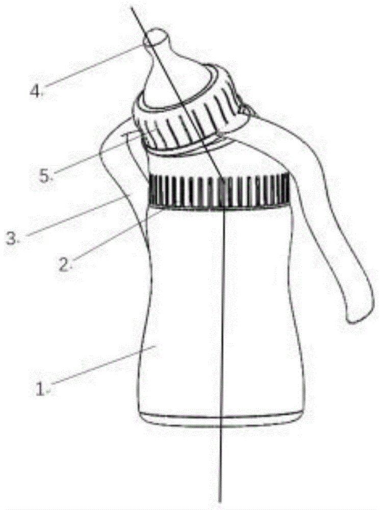 一种可拆卸弯口奶瓶的制作方法