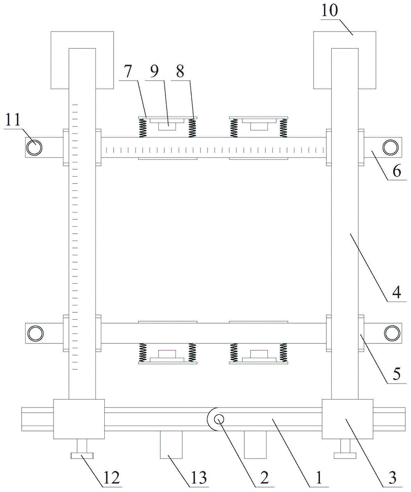 一种新型建筑设计用图板架的制作方法