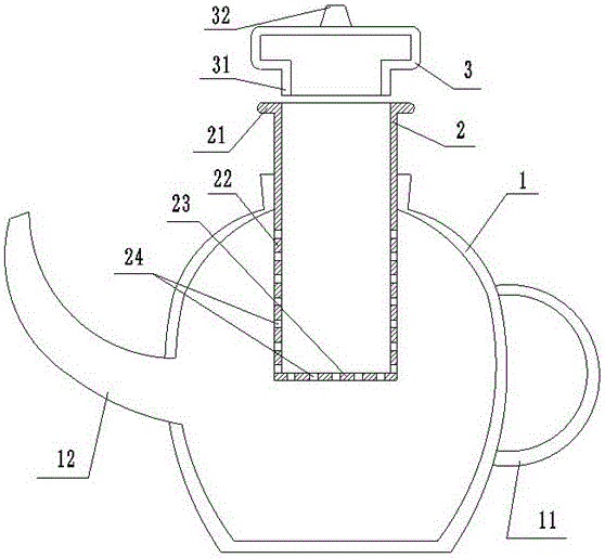 一种用于沏茶的玻璃茶杯的制作方法