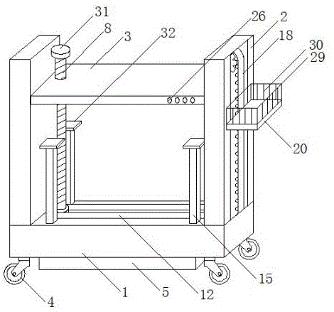 一种建筑施工用安全平台的制作方法