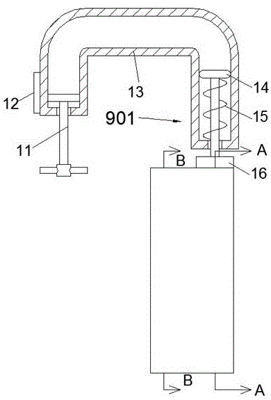 一种站在室内用的高层外墙打胶封闭装置的制作方法