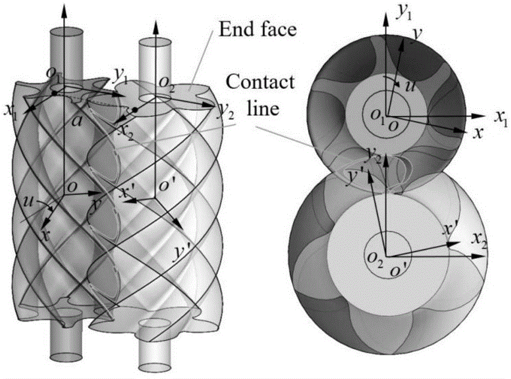 一种基于啮合-像素化离散算法的双螺杆压缩机螺杆转子间隙布置方法与流程
