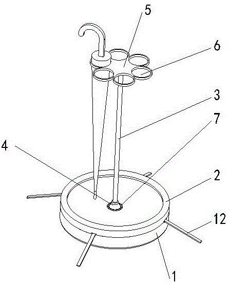 一种新型伞架的制作方法