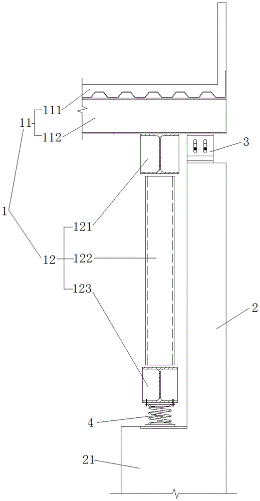 一种屋盖与抗风柱的连接结构及屋架结构的制作方法