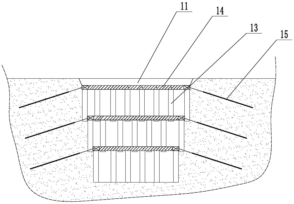 一种阶梯微型桩锚支护体结构的制作方法
