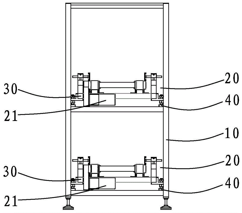 一种双层单列同步带输送机的制作方法