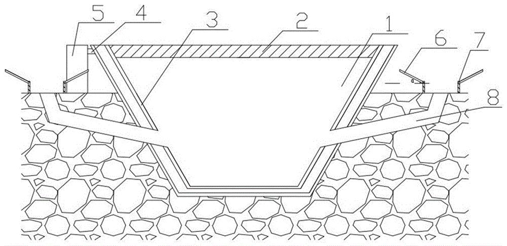 一种田间蓄水池的制作方法