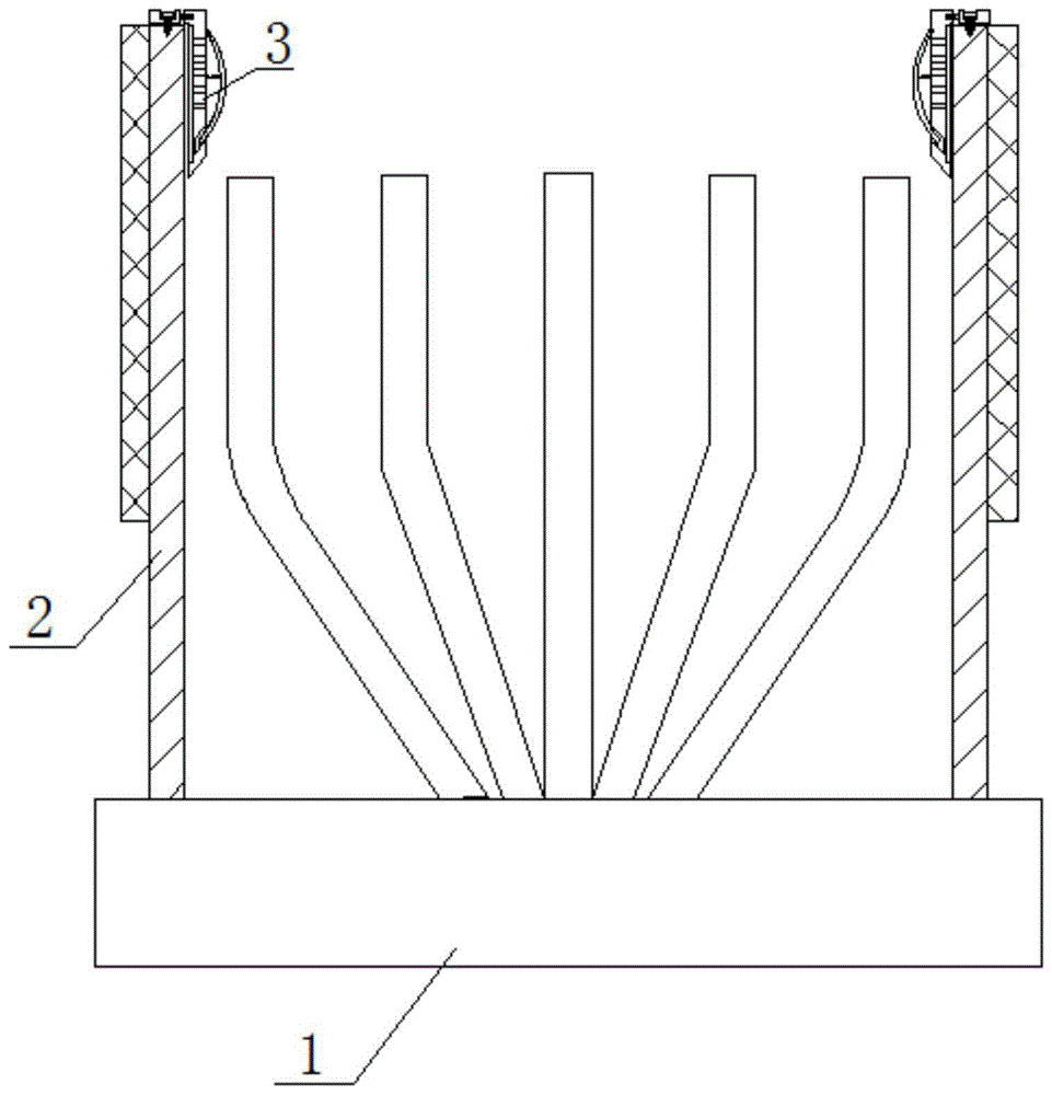 一种低压密集型母线槽用防护结构的制作方法