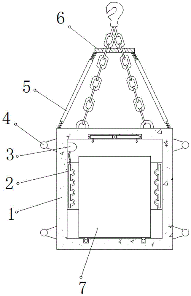 一种施工升降机的配重结构的制作方法