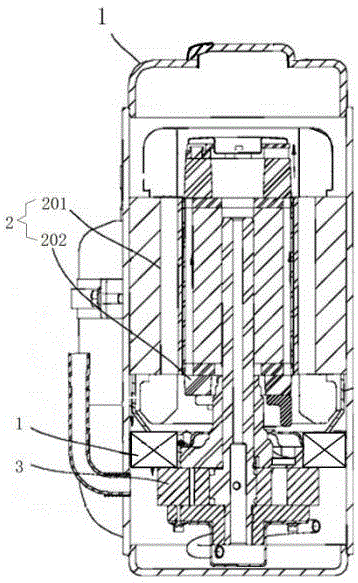 用于空调压缩机上的轴承装置的制作方法