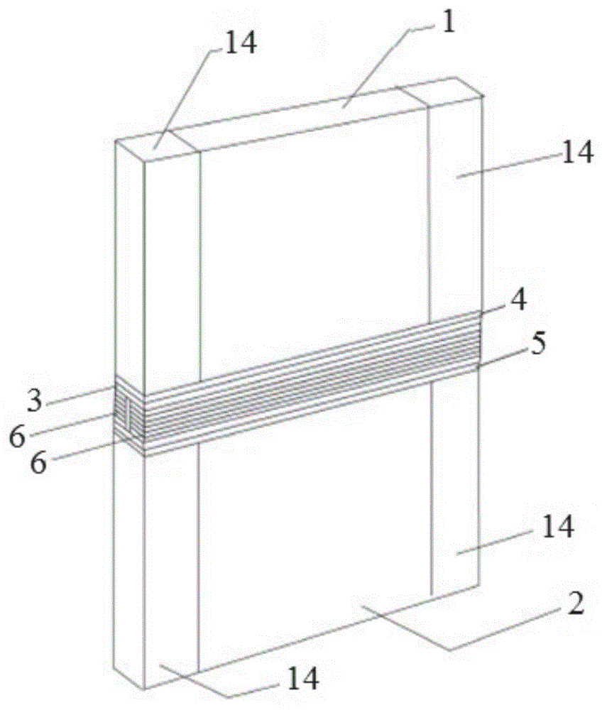 一种装配式混凝土剪力墙结构竖向设置夹层橡胶垫连接节点及其施工方法与流程