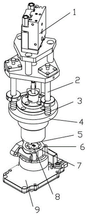 用于测试齿轮泵内外转子高度差的装置的制作方法
