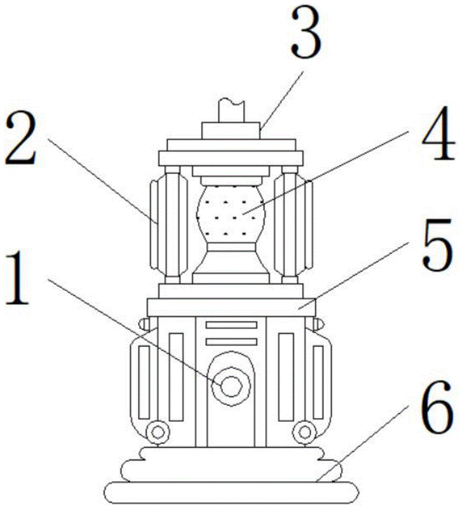 一种抗摔防坠落的户外灯具的制作方法