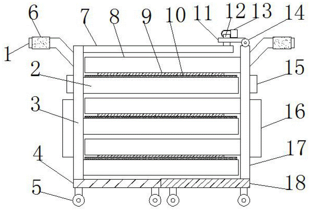 一种具有防盗功能的工具车的制作方法