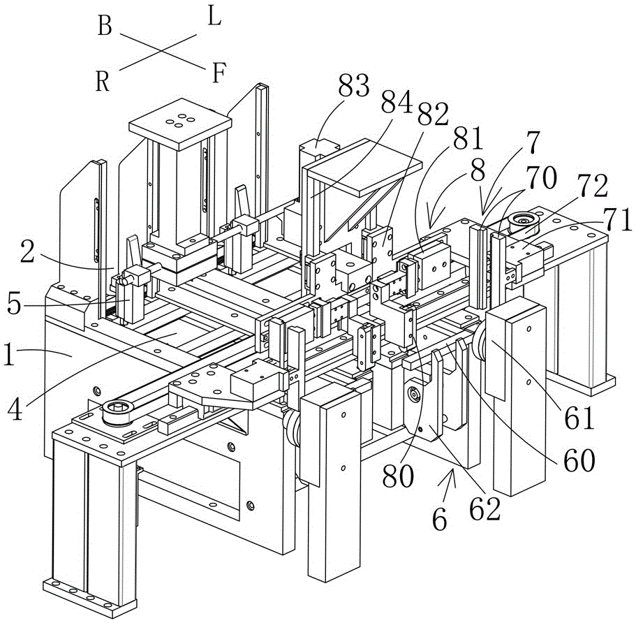 酒盒自动组装机的贴围条装置的制作方法