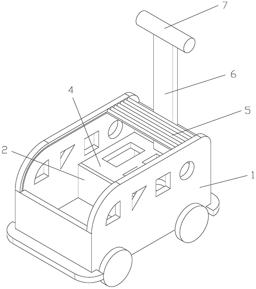 推车积木玩具的制作方法