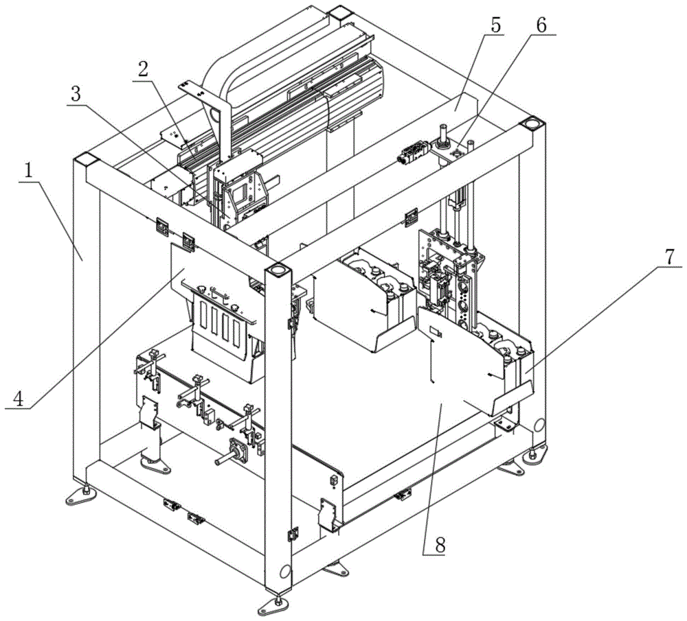 一种全自动一片式纸箱热熔胶封箱及码垛系统的制作方法