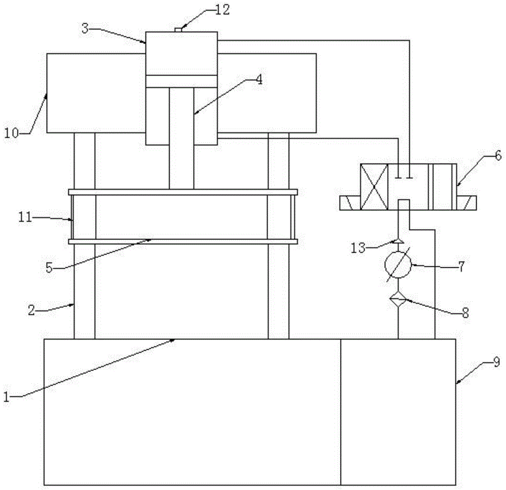 一种立式整体液压机的制作方法