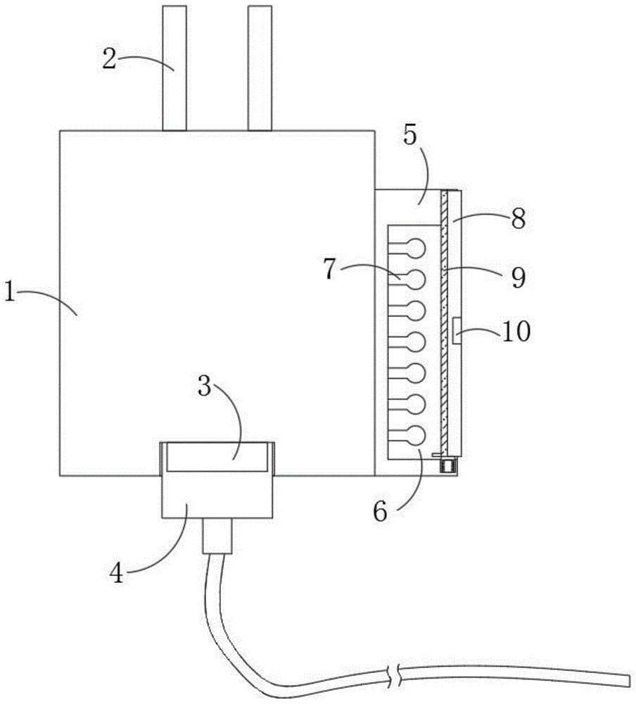 一种具有电源线收纳功能的电源充电器的制作方法