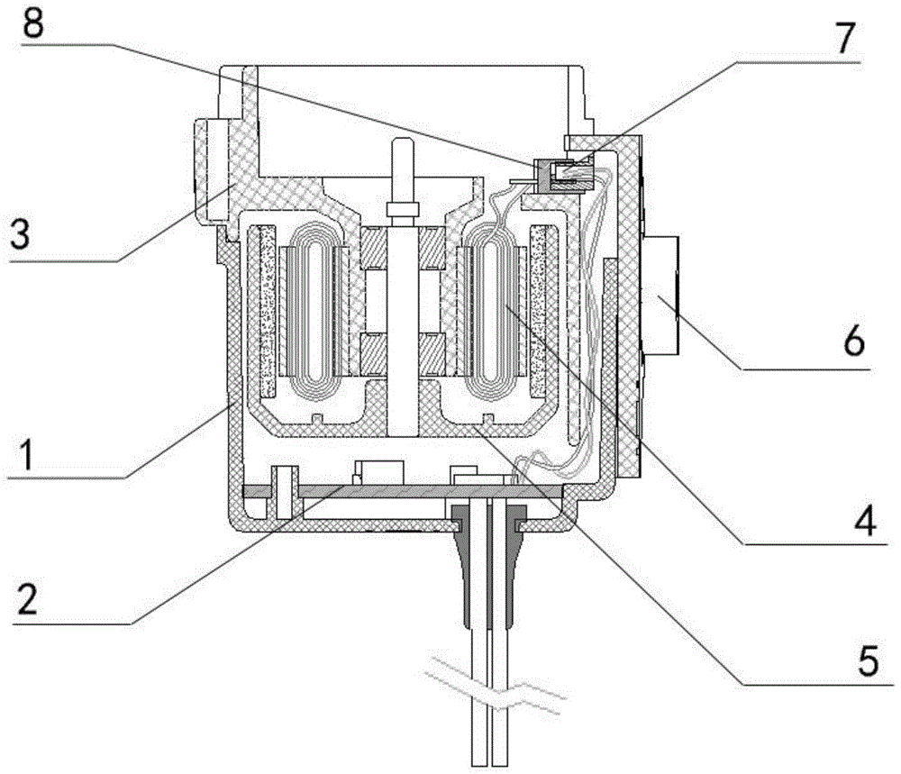 一种水泵内的无刷电机结构的制作方法