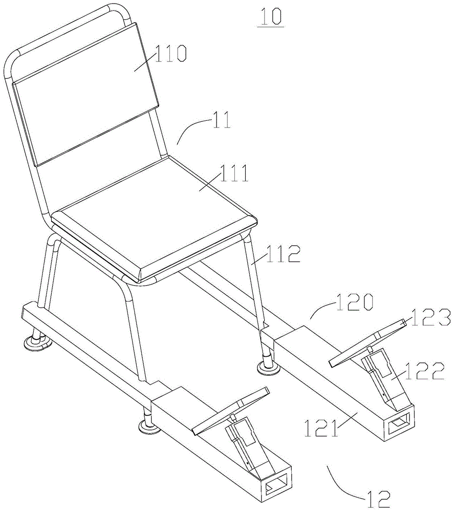 一种用于腿部肌肉测力座椅的制作方法