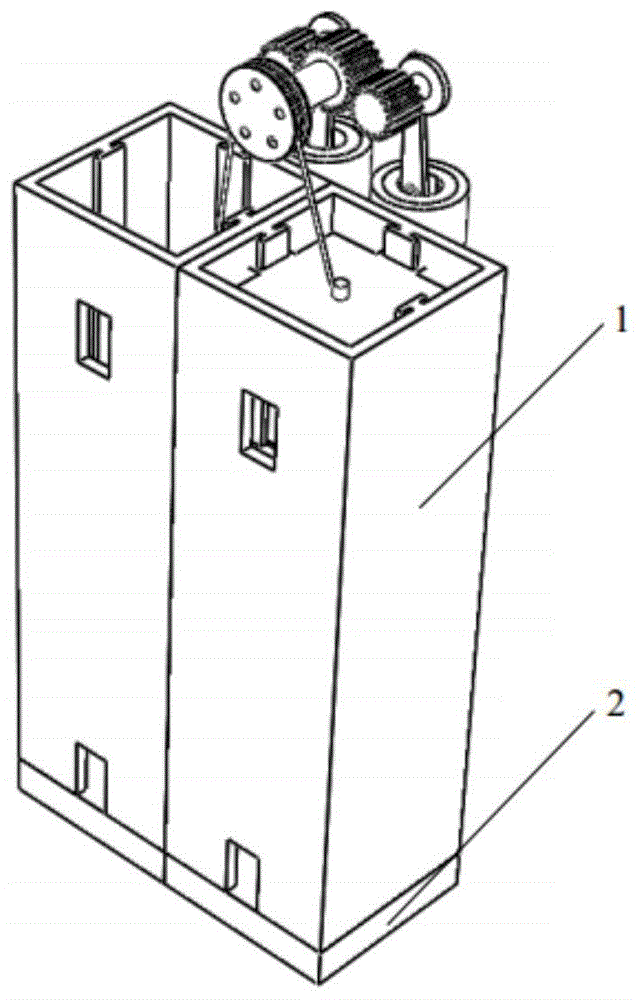 一种高楼电磁阻尼逃生装置的制作方法