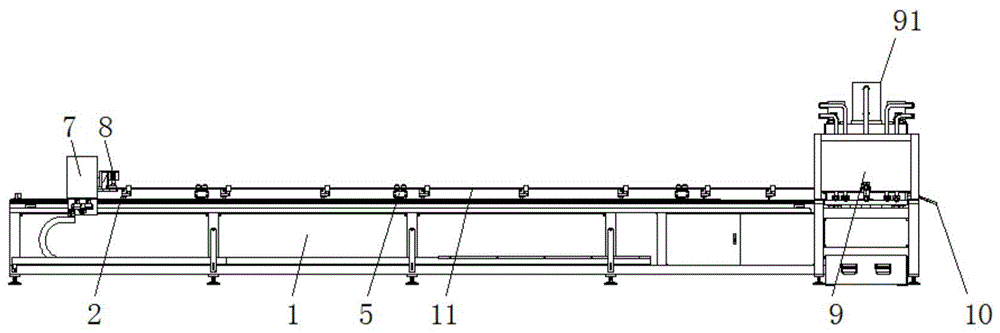 一种铝模板边封板自动送料冲孔机的制作方法