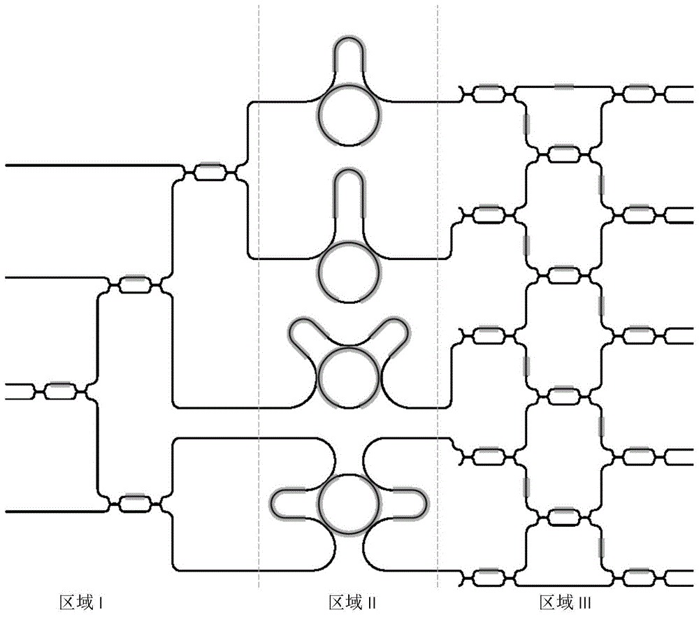 基于马赫曾德尔干涉仪-微环耦合的可调非线性频率变换波导芯片的制作方法